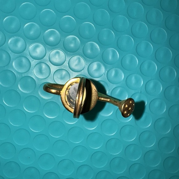 Miniature Crystal & Gold Swarovski Crystal Memories Watering Can‎ Retired EUC - Picture 3 of 3